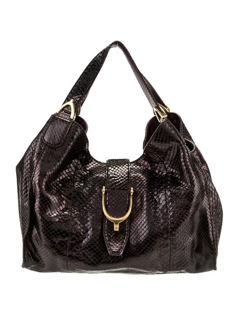 Gucci Snakeskin Hobo 